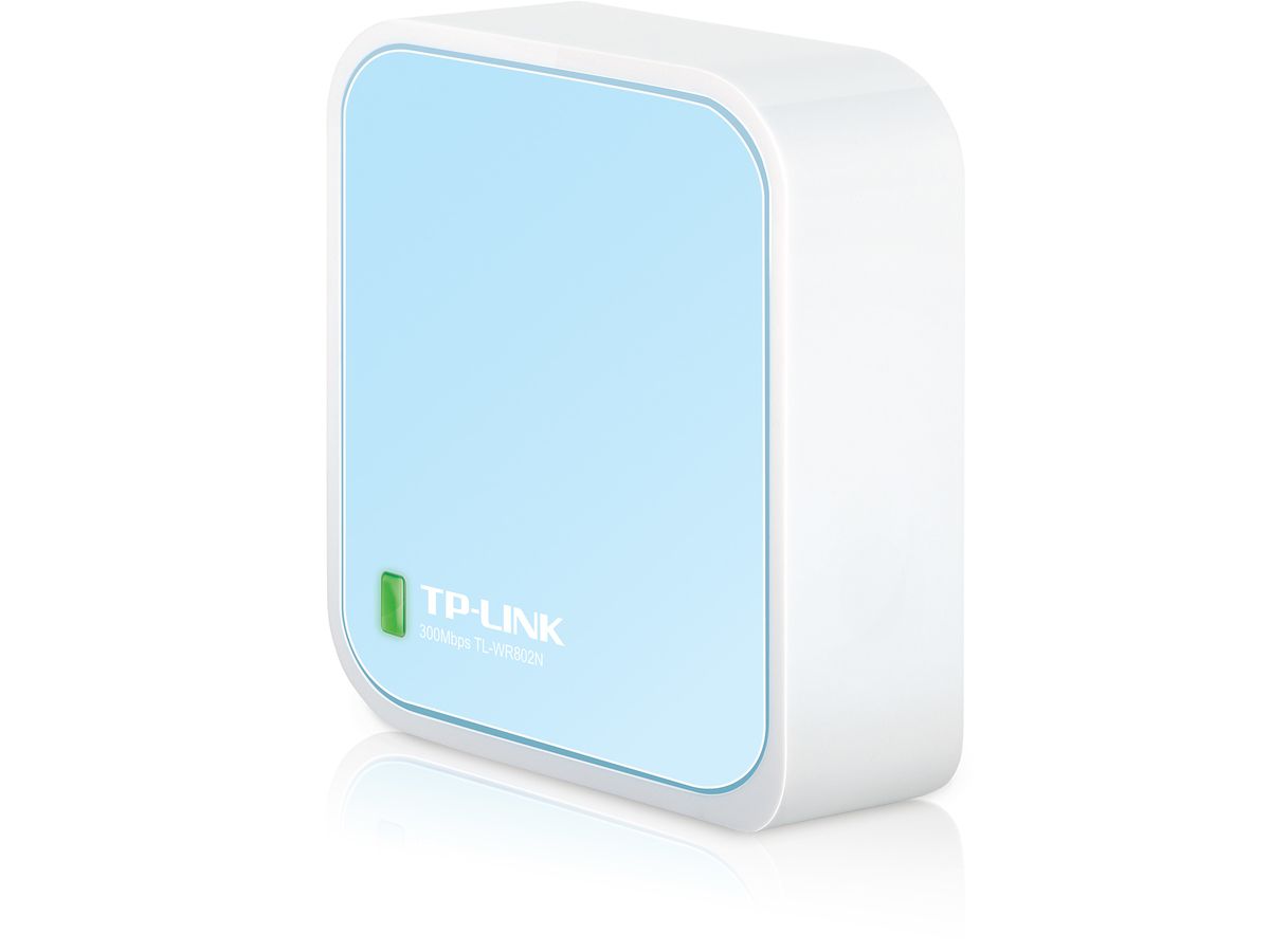 TP-Link TL-WR802N wireless router Fast Ethernet Single-band (2.4 GHz) Blue, White