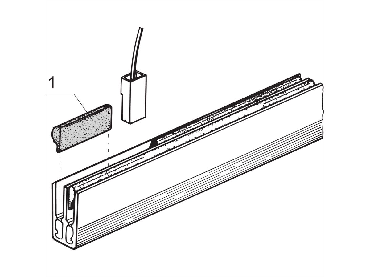 SCHROFF Contact Protection for Busbar, 1 ? 4 Pole