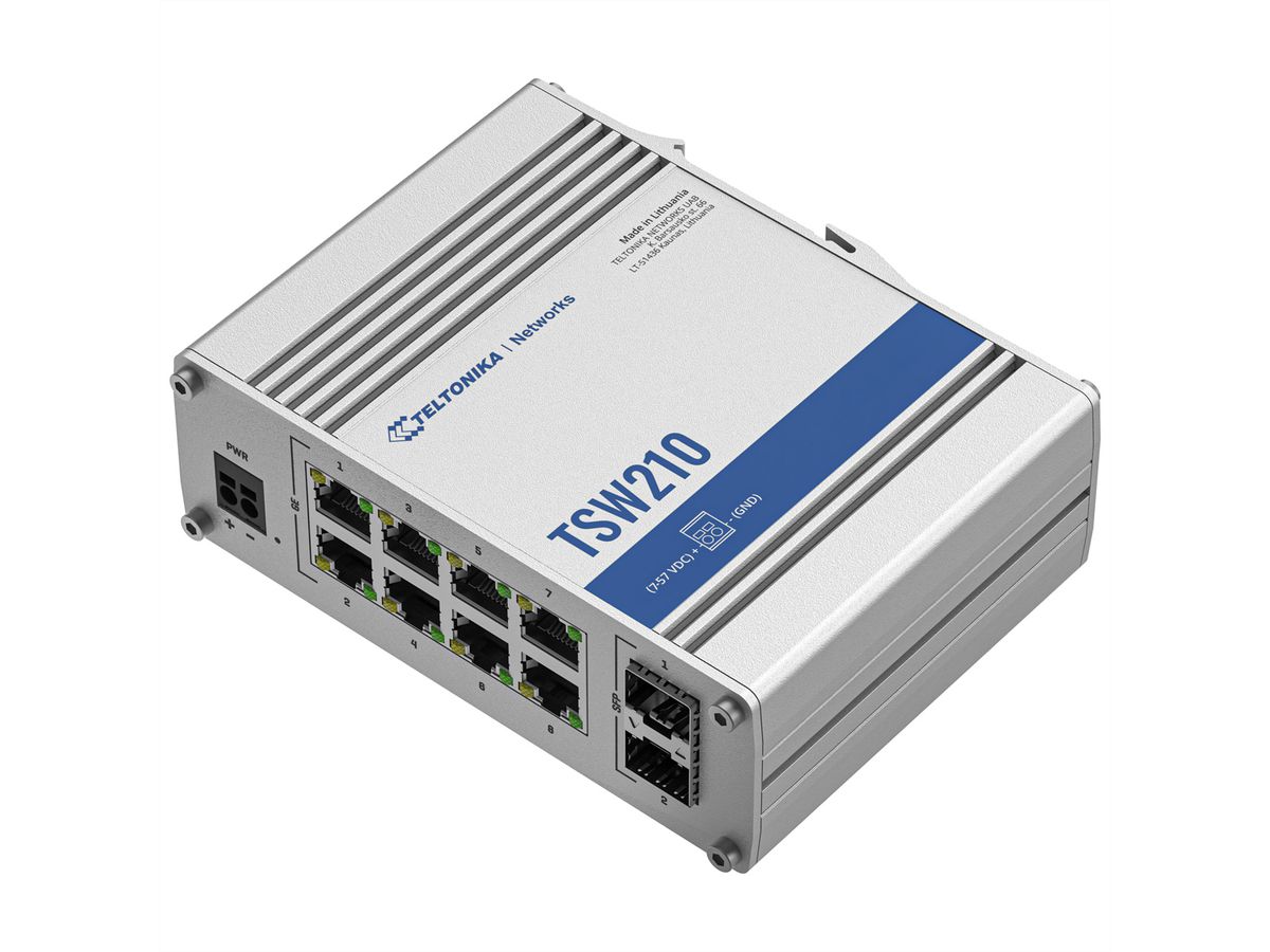 TELTONIKA TSW210 Switch Unmanaged Gigabit SFP
