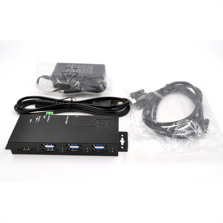 EXSYS EX-1189HMVS-3 7 Port USB 3.2 Gen1 HUB