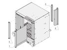 SCHROFF AdvancedTCA Opvulpaneel, zonder luchtklep, 8 HE, 6 HE, SSt