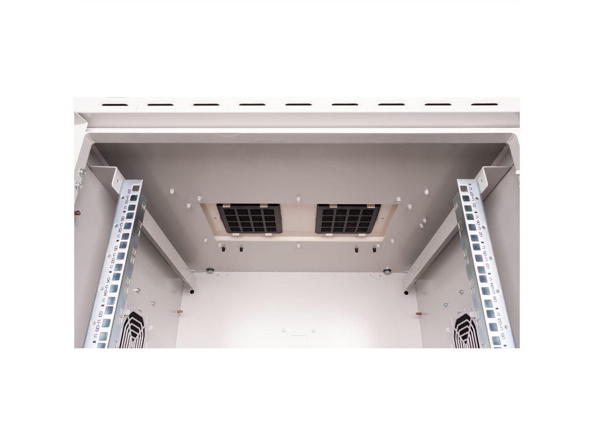 ROLINE 19-inch wandbehuizing Pro 7 U, 600x600 BxT IP55 buiten grau