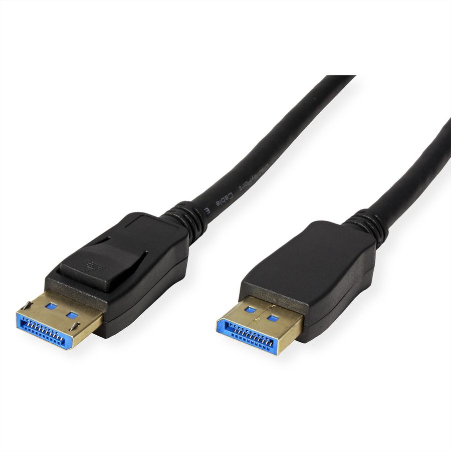 ROLINE DisplayPort Cable, v2.0, DP-DP, M/M, black, 1 m
