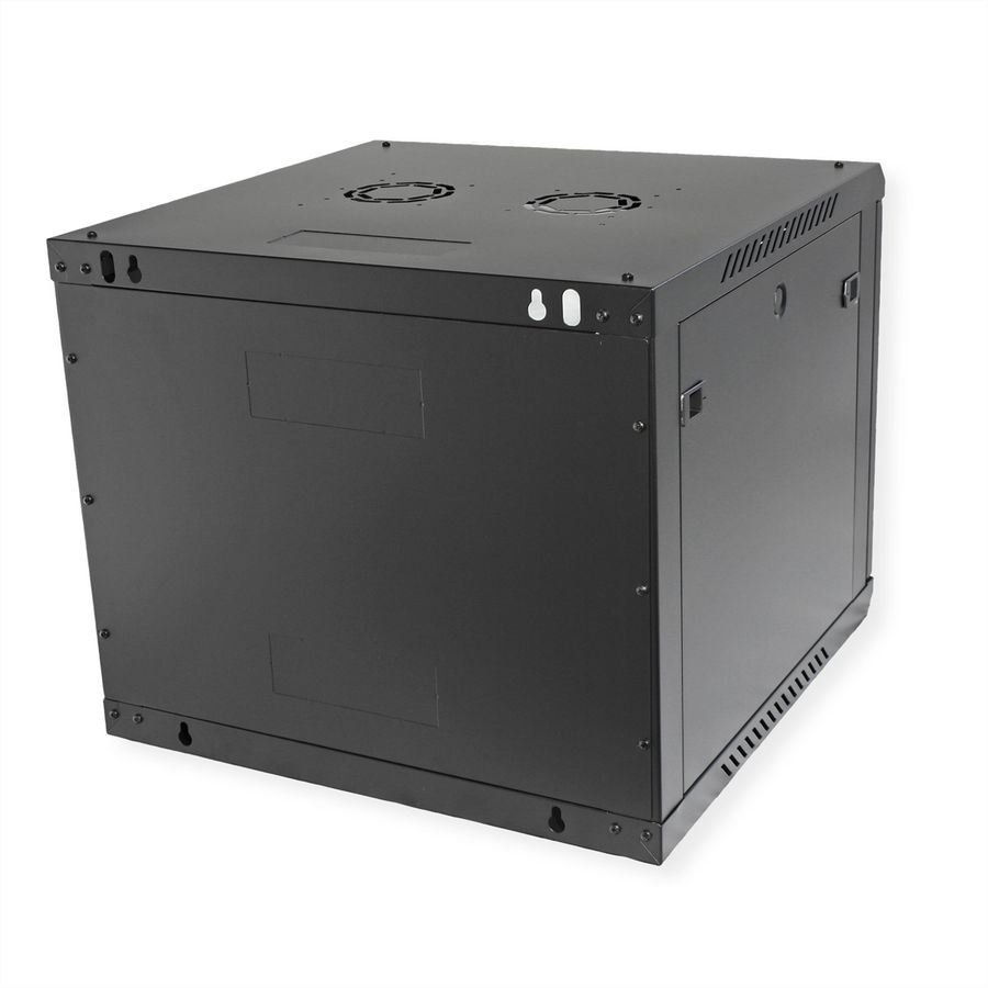 ROLINE 19" Wall Cabinet Basic Plus 9U, 600x600 BxT black