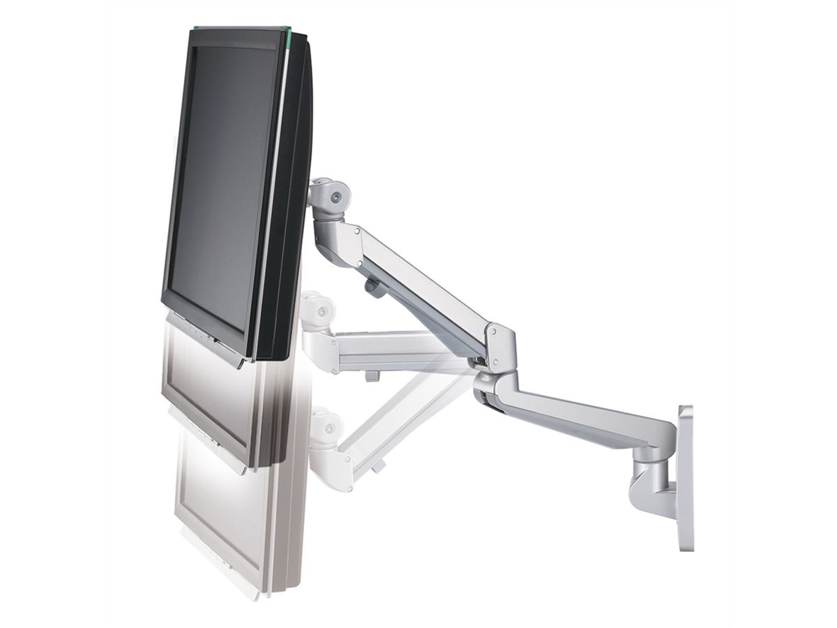 ROLINE LCD Monitor Stand Pneumatic, Wall Mount, Pivot, 2 Joints