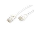 ROLINE UTP Data Center Patchkabel Cat.6A (Class EA), LSOH, extra dun, wit, 1,5 m