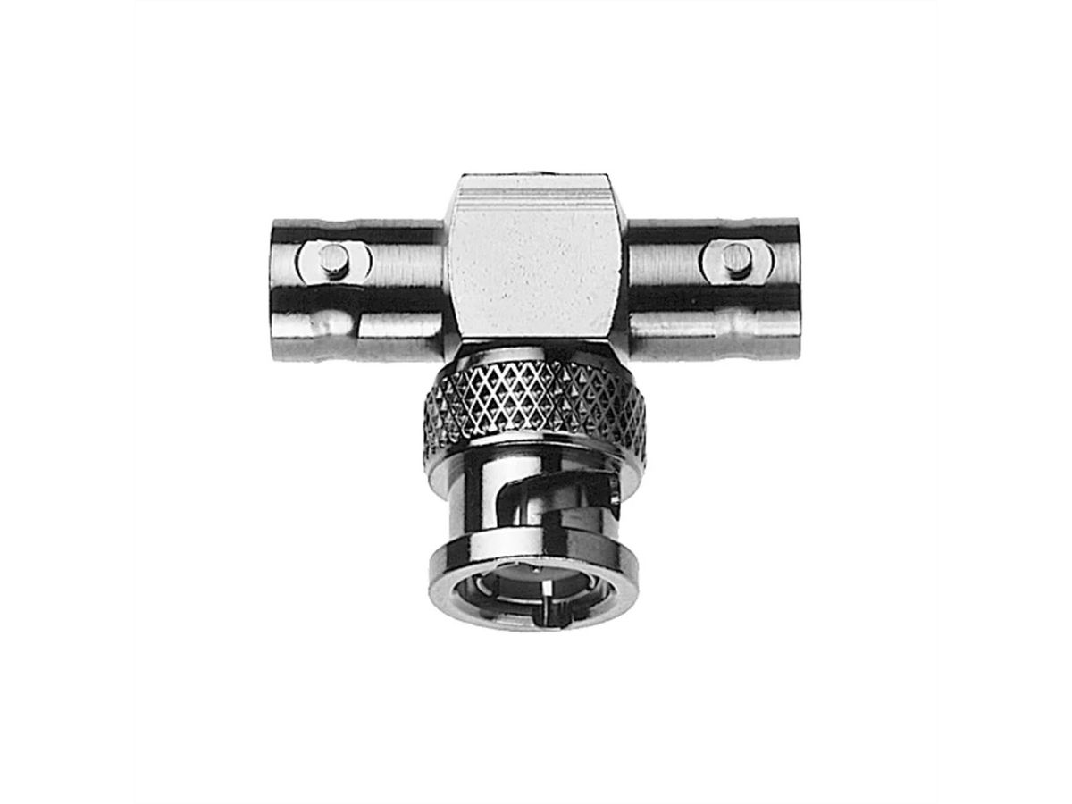 TELEGÄRTNER BNC-T-Stück 75 Ohm Buchse / Stift / Buchse