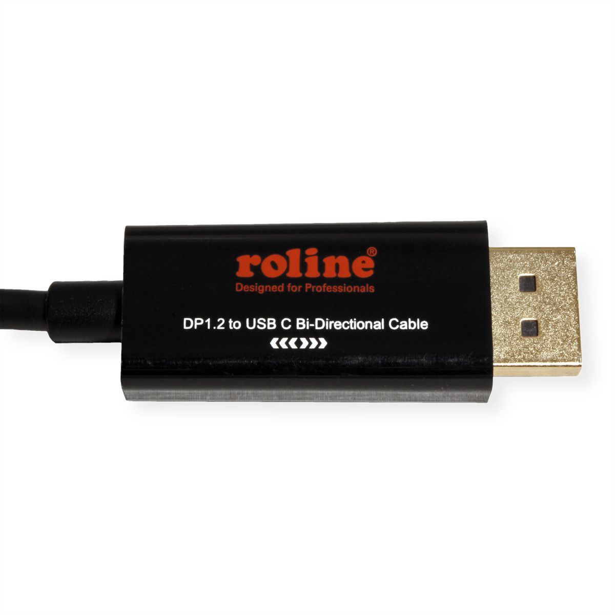 ROLINE Adapterkabel USB-C - DisplayPort, v1.2, bidirectionel, M/M, 2 m