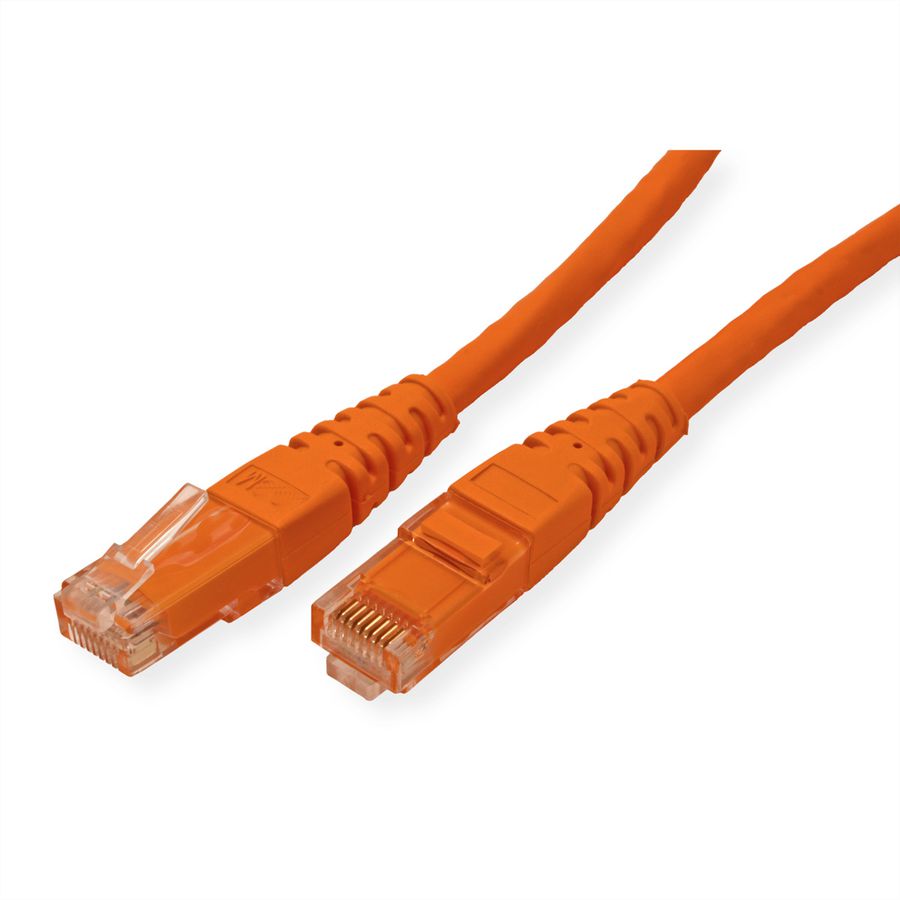 ROLINE Patchkabel Cat.6 UTP (Class E), oranje, 1 m