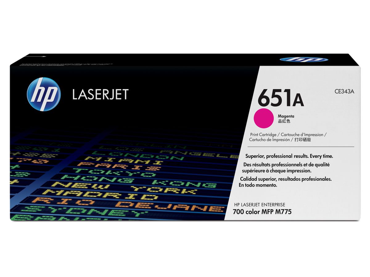HP 651A originele magenta LaserJet tonercartridge