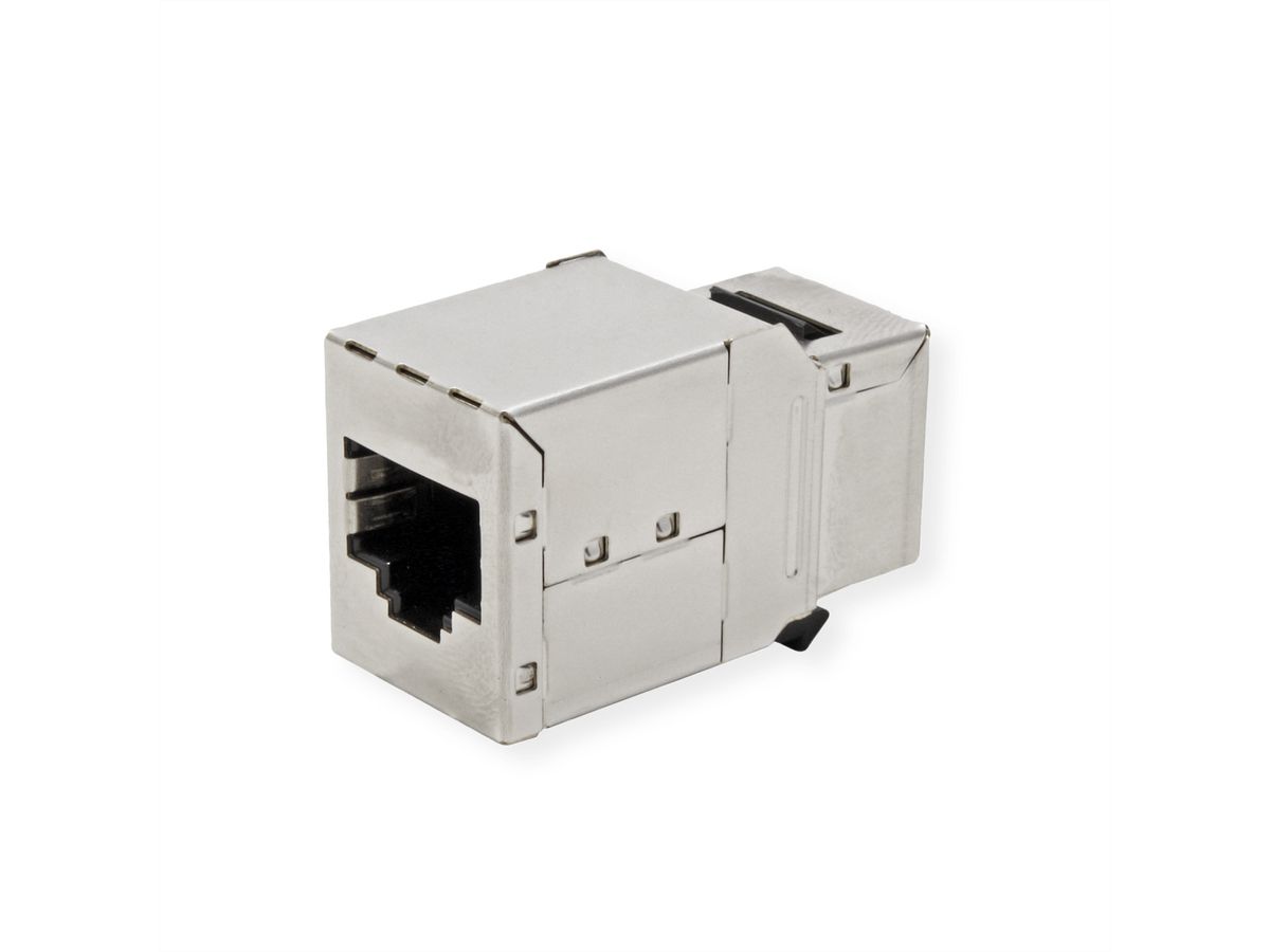 ROLINE RJ-45 Modular Coupler, Cat.6A (Class EA), shielded