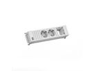 BACHMANN POWER FRAME 2xCEE7/3 1xCM 0.2m GST18 RAL9010