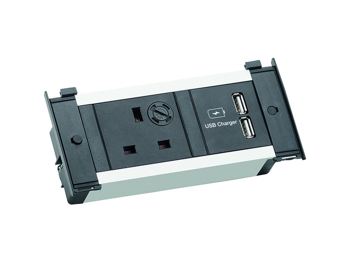 BACHMANN KAPSA XS 1xUK USB Oplader, Stroom 0,2m GST18 Verenigd Koninkrijk
