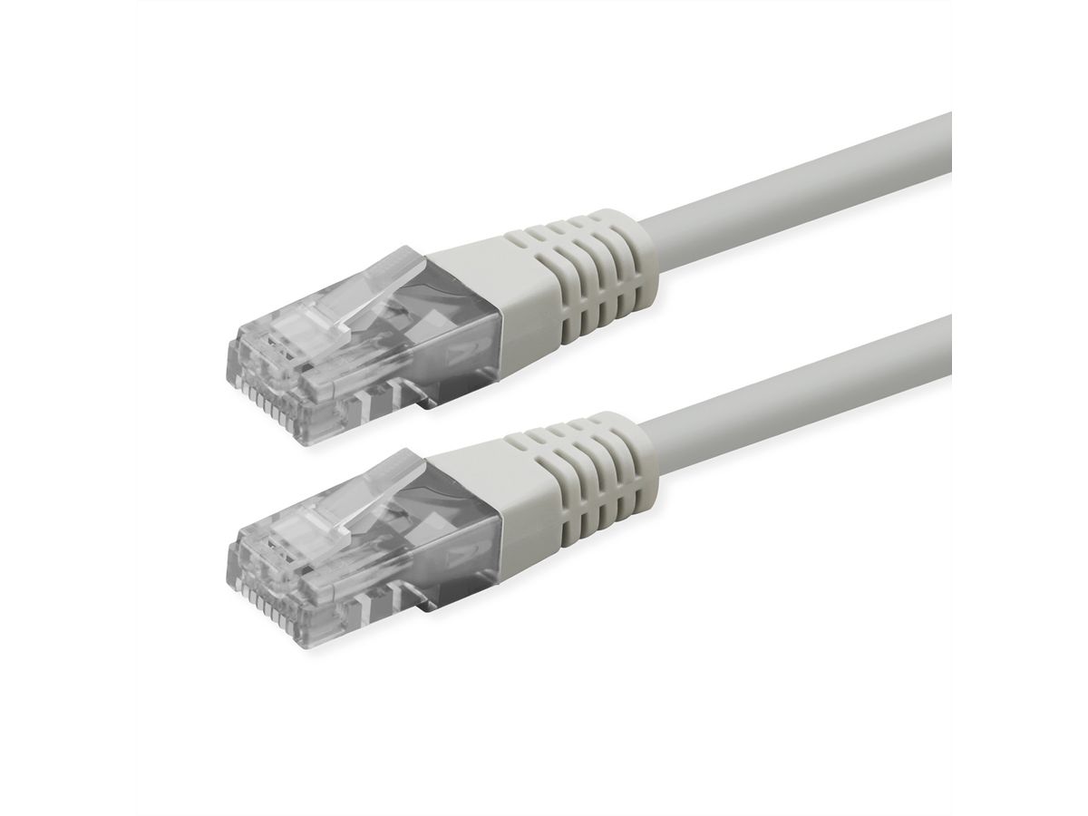 ROLINE Patchkabel Cat.6 (Class E), UTP, PoE, weiß, 5 m