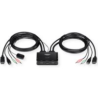 TRENDnet TK-220DPi KVM Switch, 2-poorts 4K DisplayPort