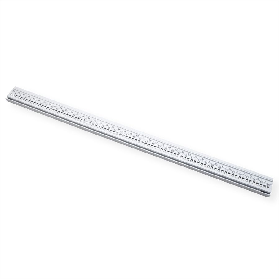 SCHROFF horizontale rail achter type H-ST, zwaar, standaard, 84 pk