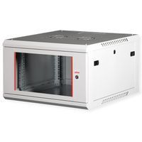 ROLINE 19" Wall Cabinet Basic Plus 6U, 600x600 BxT grey