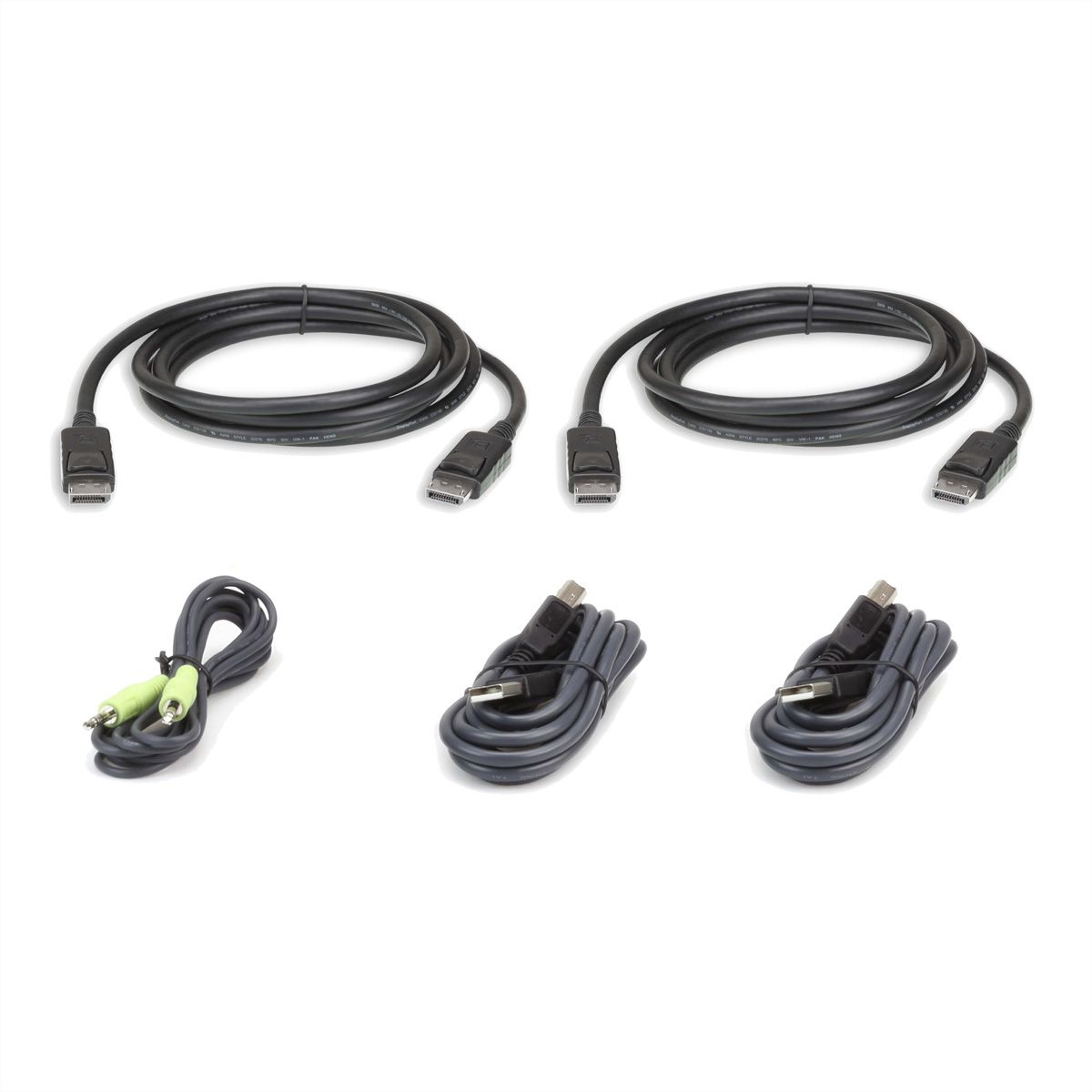 ATEN 2L-7D03UDPX5 USB DisplayPort Dual Display Secure KVM Kabel Set