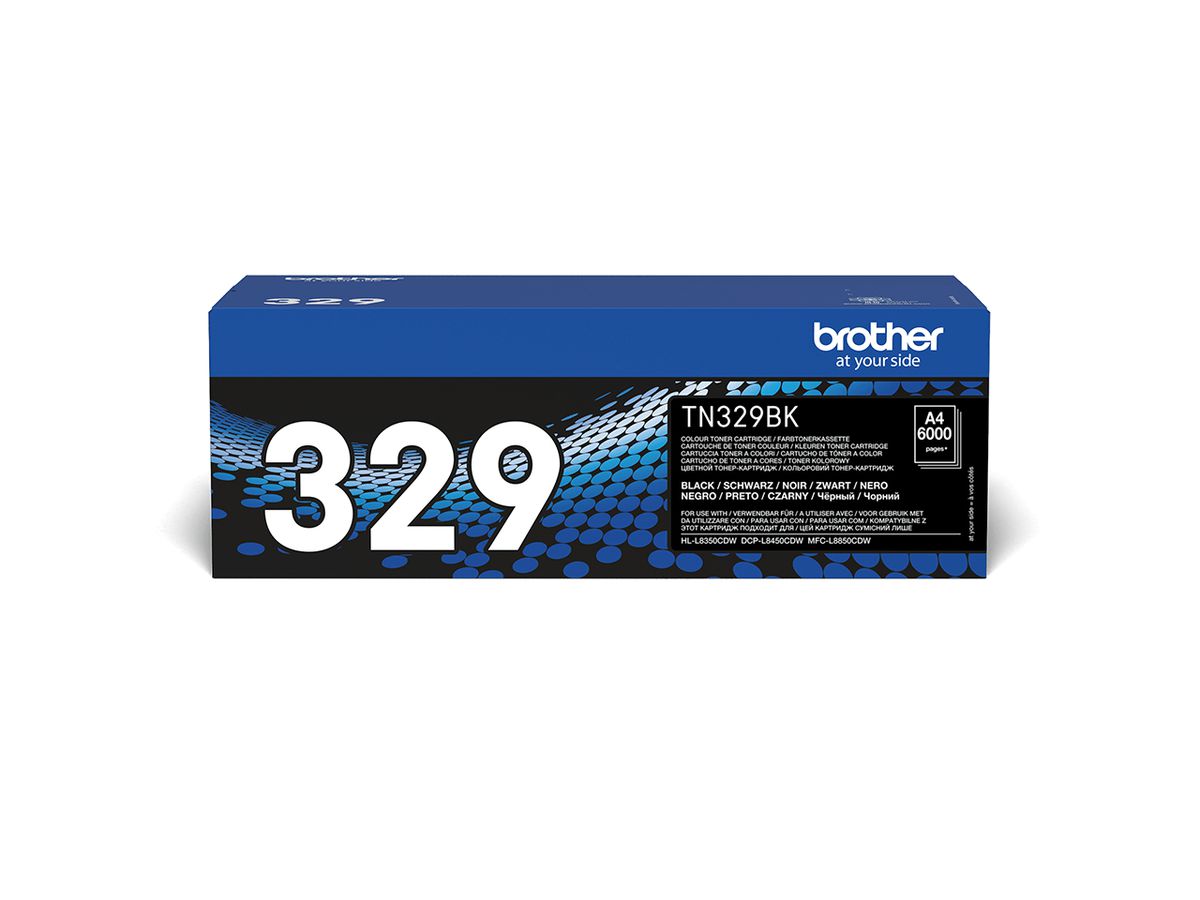 Brother TN-329BK tonercartridge 1 stuk(s) Origineel Zwart
