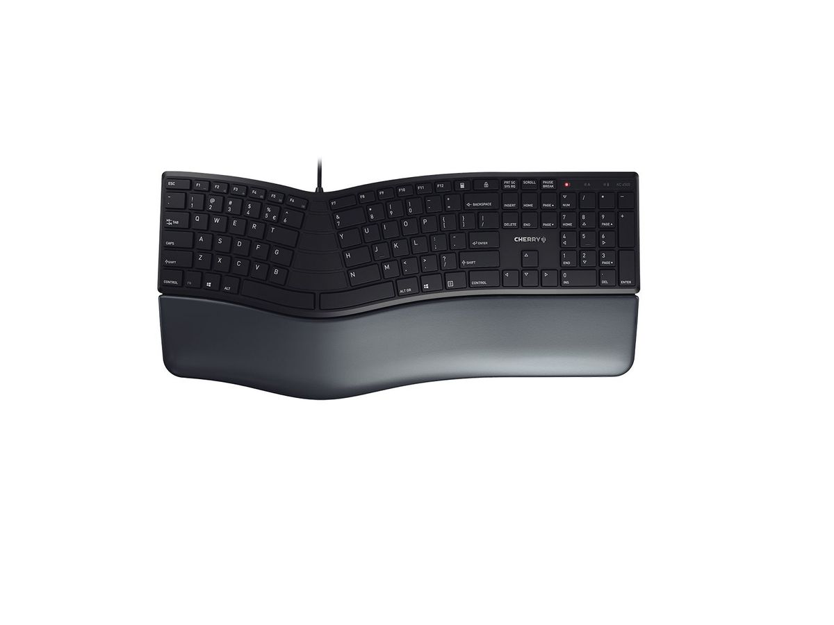 CHERRY KC 4500 ERGO keyboard Universal USB QWERTY US English Black