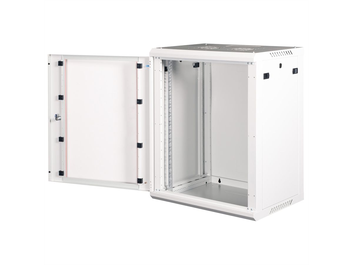 ROLINE 19-inch wandbehuizing Basic Plus 15U, 600x450 BxT grijs