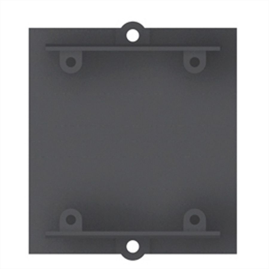BACHMANN custom module blind deksel met schroefdome, zwart