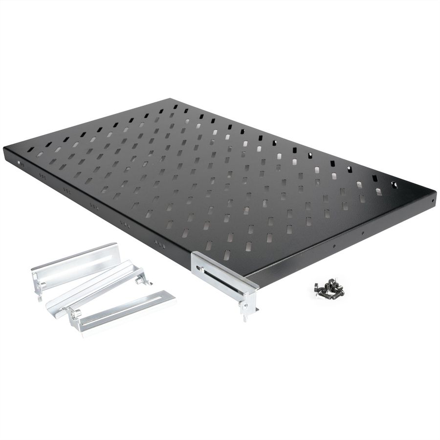 ROLINE 19-inch shelf 1 U, 770 T 50 kg black