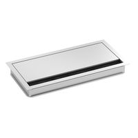 BACHMANN LOOP SQUARE Kabeldoorvoer, 240mm , zilver