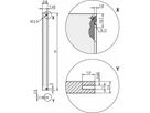 SCHROFF Front Panel, Refrofit Shielding, 2 U, 84 HP, 2.5 mm, Al, Front Anodized, Rear Conductive