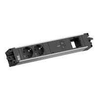 BACHMANN STEP ALU 2xCEE7/3, 1x USB C/C 100W 1x CM