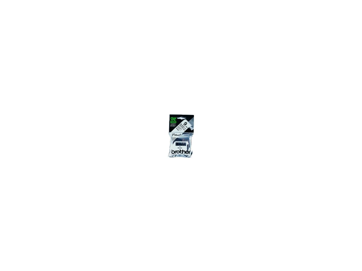 Brother M-K221B label-making tape Black on white