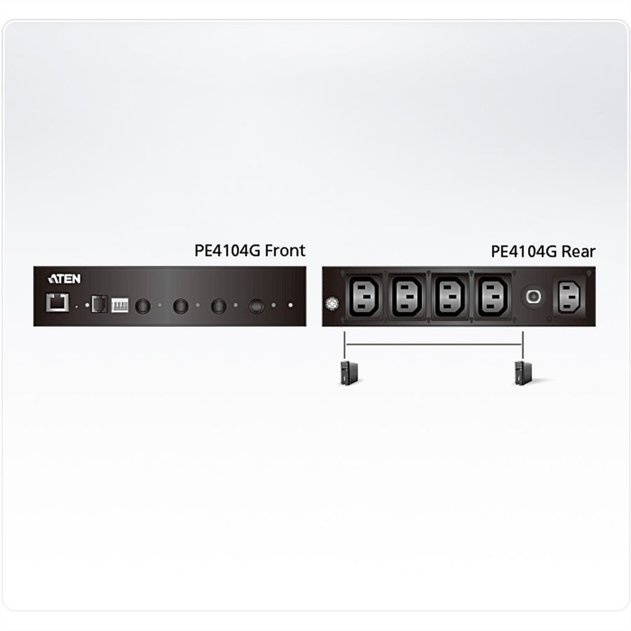 ATEN PE4104G PDU 4-Ausgänge IP Kontrollbox