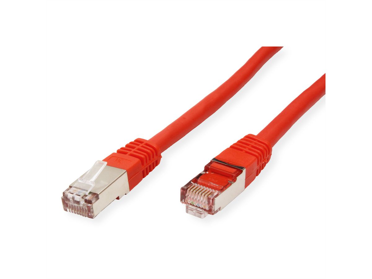 VALUE S/FTP (PiMF) Patch Cord, Cat.6 (Class E), red, 5 m