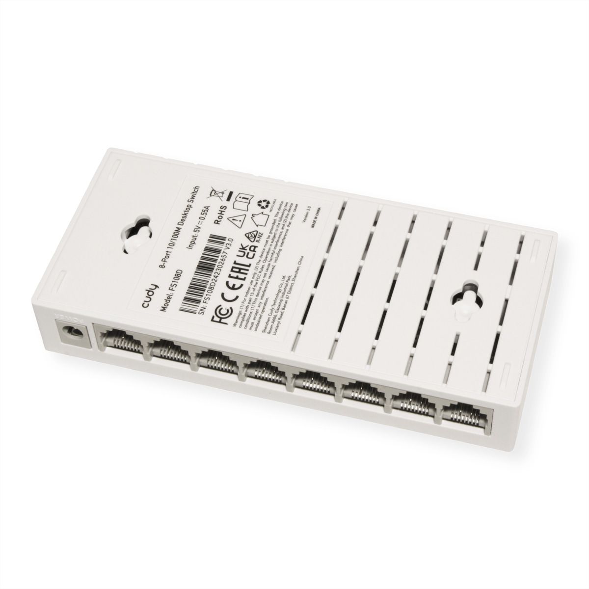 CUDY FS108D 8-poorts 10/100 Desktop Switch