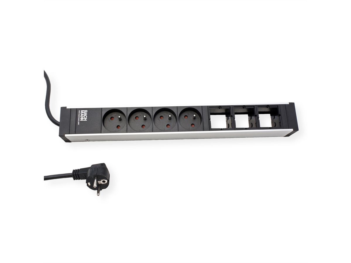 BACHMANN UNIVERSAL 4xUTE 3xCM voeding 3,0m CEE7/7