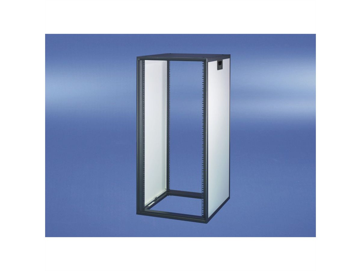 SCHROFF Novastar kast zonder deur en achterwand, Heavy-Duty, RAL 7021/7035, 2145H 553W 600D