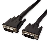 ROLINE DVI Cable, DVI (24+1), Dual Link, M/M, 15 m