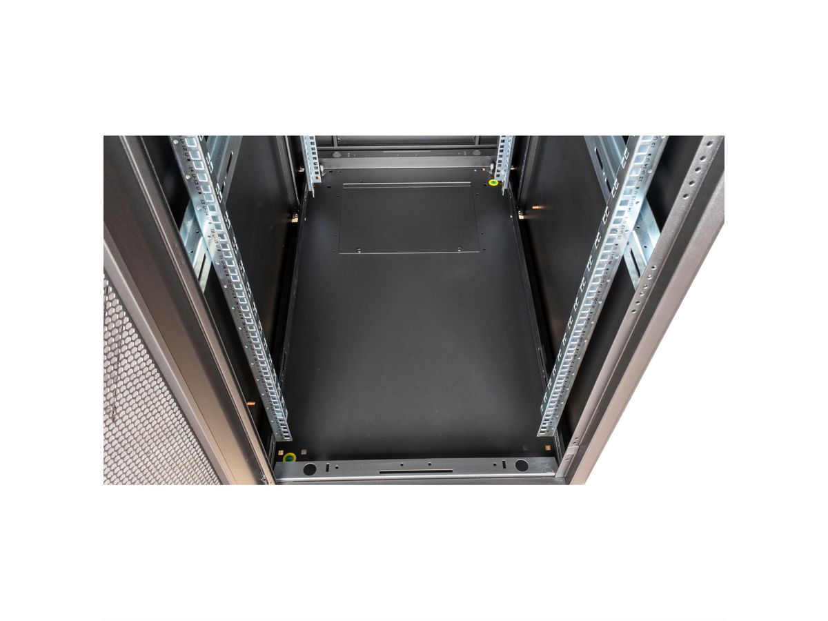 ROLINE 19-inch server cabinet Basic 26 U, 600x1000 WxD perforated black