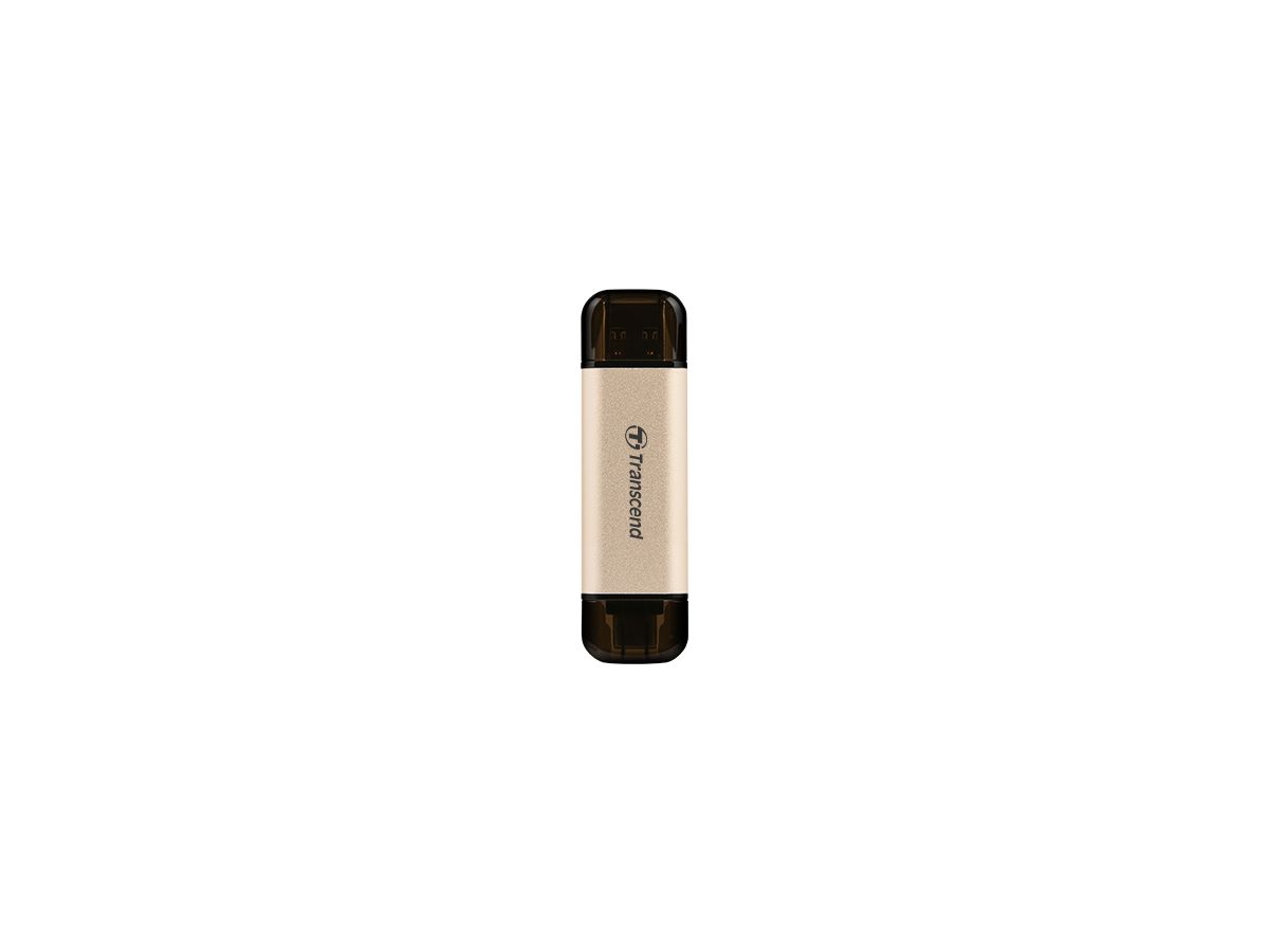 Transcend JetFlash 930C USB flash drive 256 GB USB Type-A / USB Type-C 3.2 Gen 1 (3.1 Gen 1) Goud