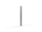 SCHROFF Plug-In Unit Front Panel, Unshielded, for Static Trapezoid Handle, 3 U, 3 HP, 2.5 mm, Al, Front Anodized, Rear Conductive