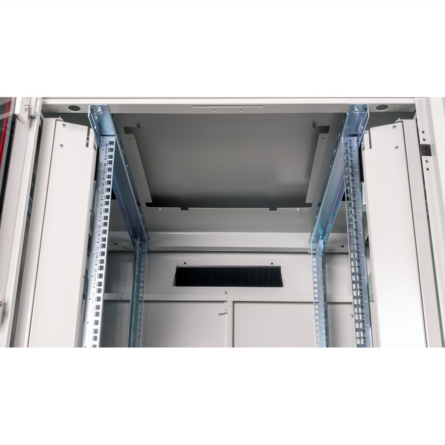ROLINE 19-inch netwerkkast Pro 26 U, 800x800 BxD Glazen deur grijs
