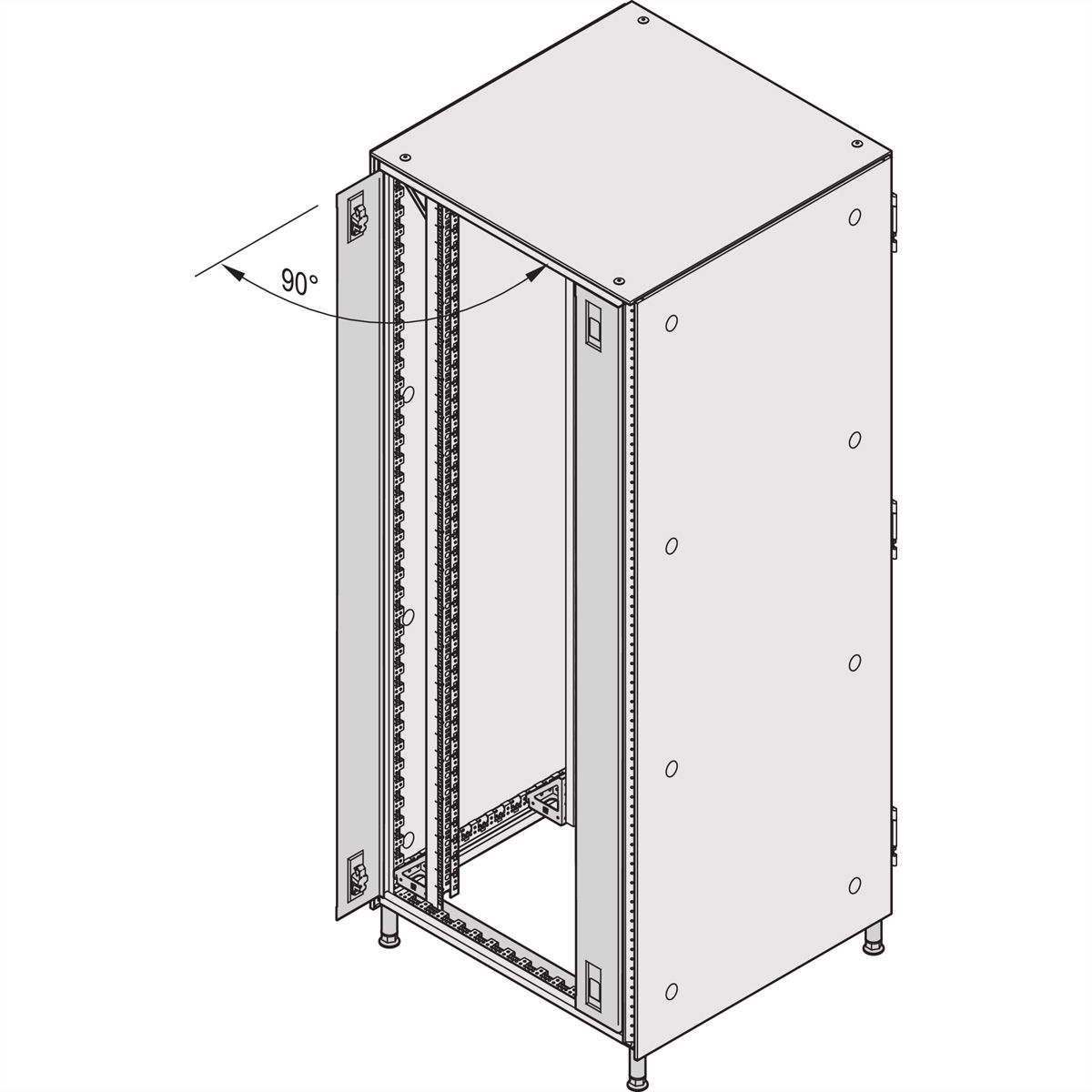 SCHROFF Varistar Cover Panel, Hinged