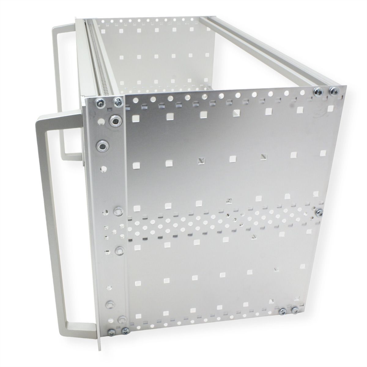 SCHROFF EuropacPRO 19" moduledrager voor moduledrager, zwaar, achteraf af te schermen, met handgreep vooraan, 6 HE, 235 mm