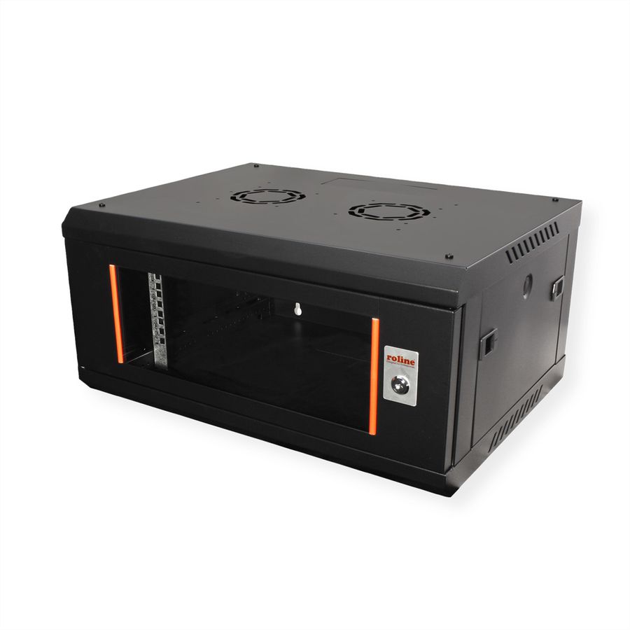 ROLINE 19" Wall Cabinet Basic Plus 4U, 600x450 BxT black