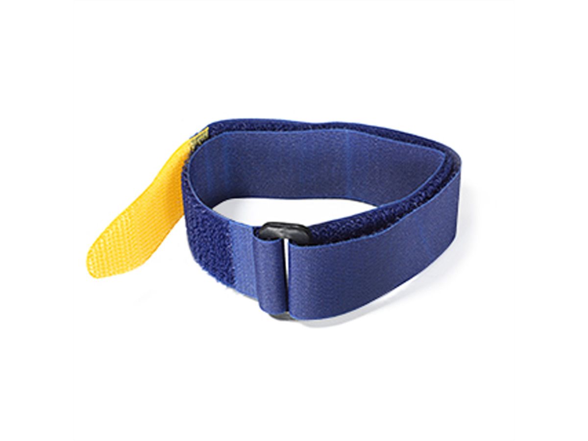 VELCRO® verstelbare klittenband draagriem alledaagse klittenbandriem 25 mm x 92 cm x 2 blauw