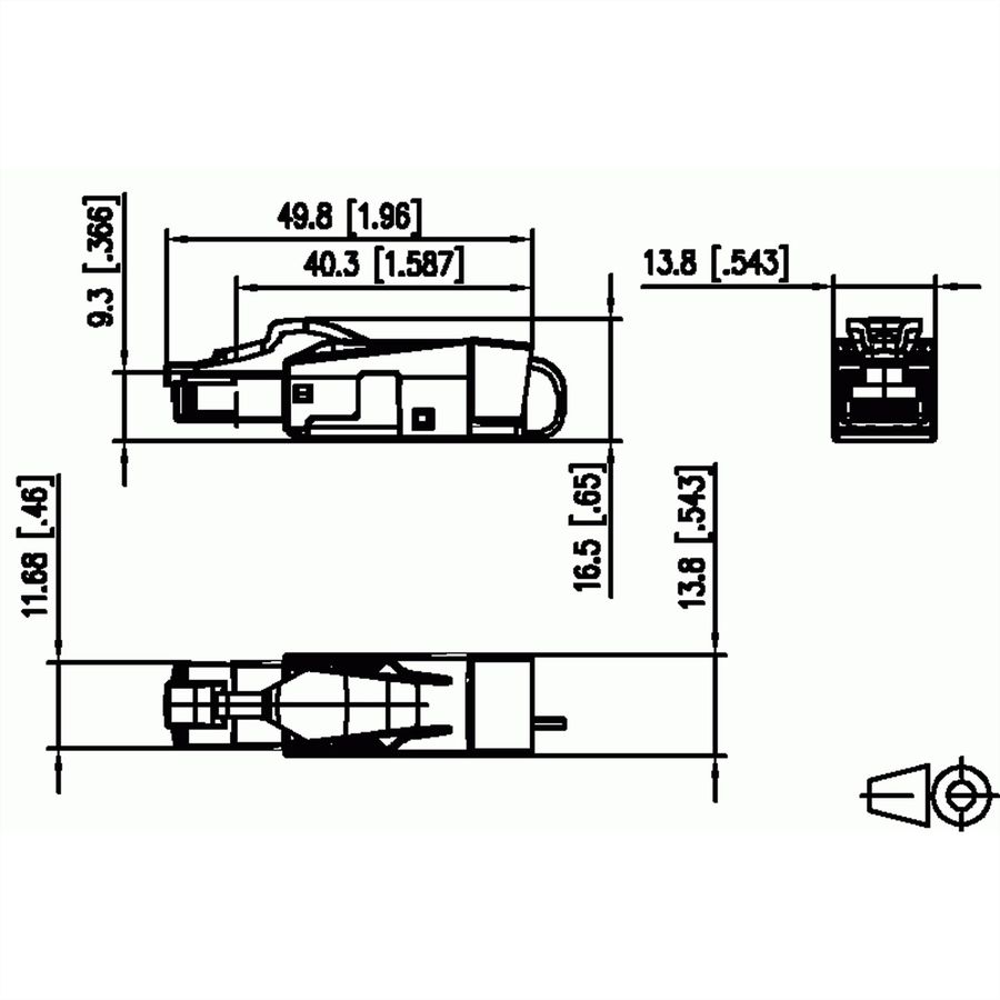 METZ CONNECT C6A RJ45 veldconnector pro