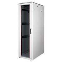 ROLINE 19-inch Network Cabinet Pro 42 U, 600x1000 WxD glass door grey