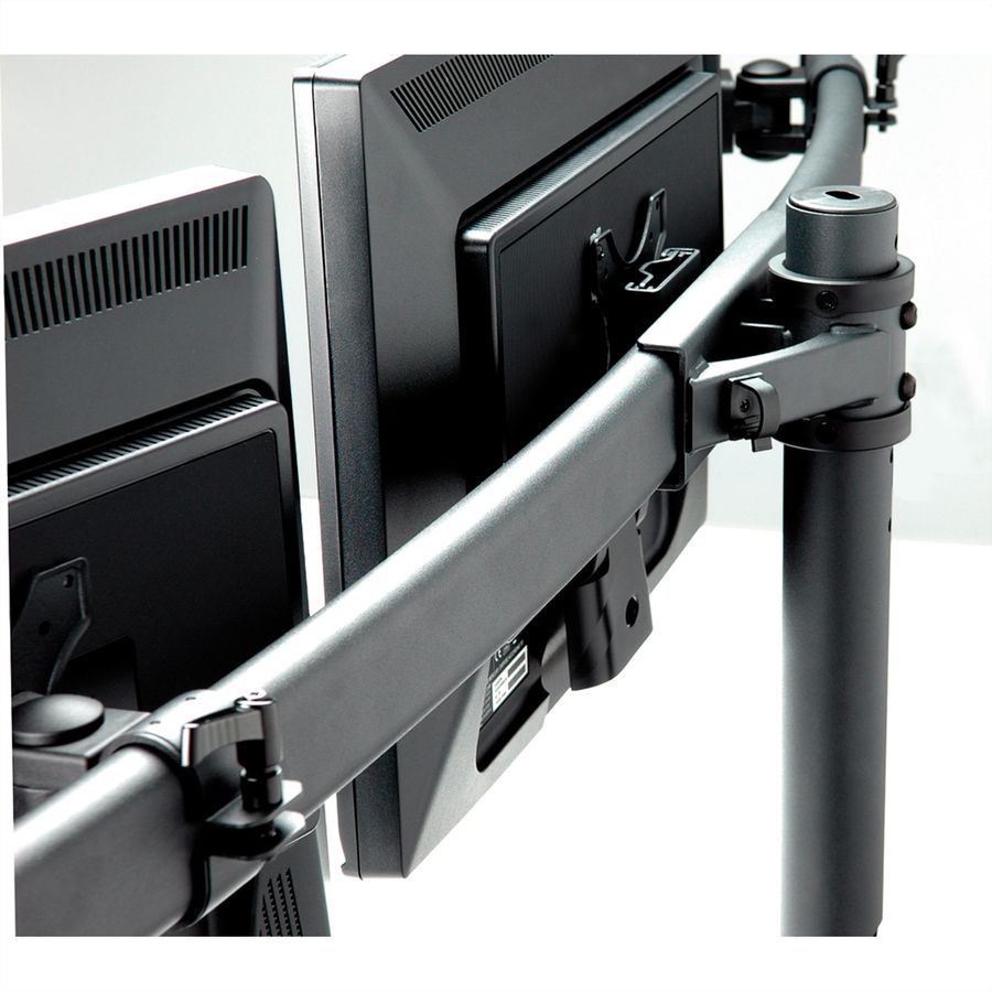VALUE Drievoudige LCD-arm, tafelmontage, zwart