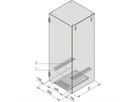 SCHROFF Varistar IP 20 and IP 55 Base Plate for Side Cable Ducting, 800D