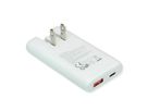 VALUE USB Charger mit Euro-/US-Stecker, 2 Ports Typ A+C, 65W